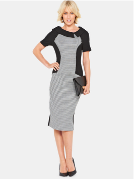 Savoir Confident Curves Illusion Dress